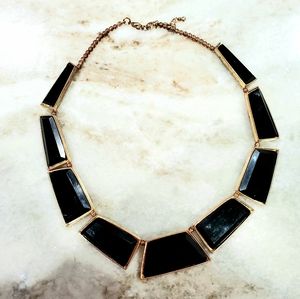 Black & gold necklace